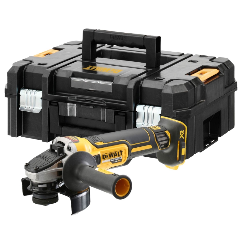 DEWALT DEWALT DCG405NT 18v Brushless 125mm Grinder BODY and Tstak2 Case