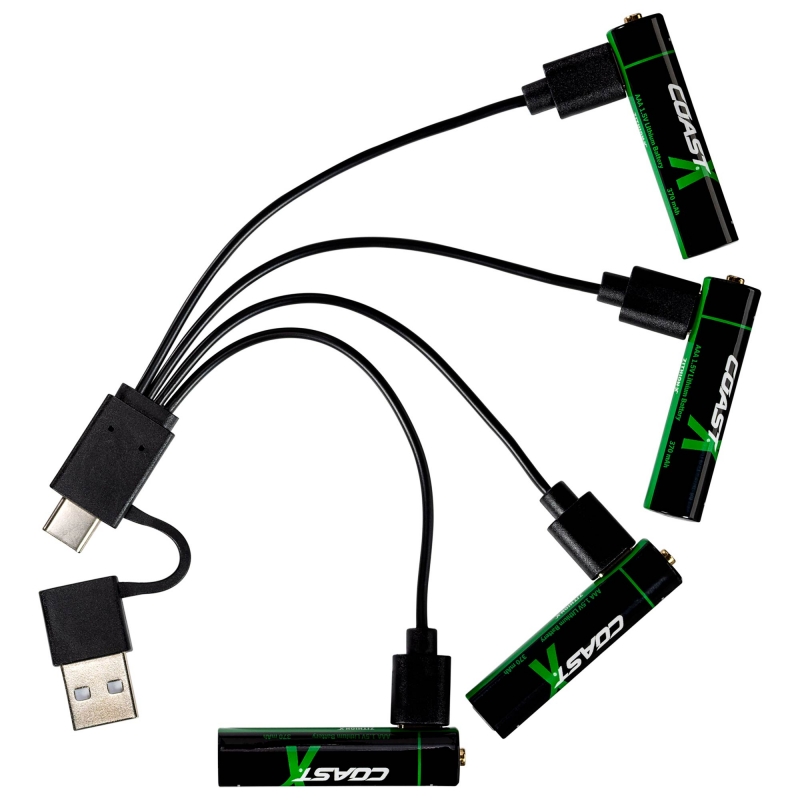 COAST COAST ZITHION-XAAA Rechargeable Battery AAA 4 Pack