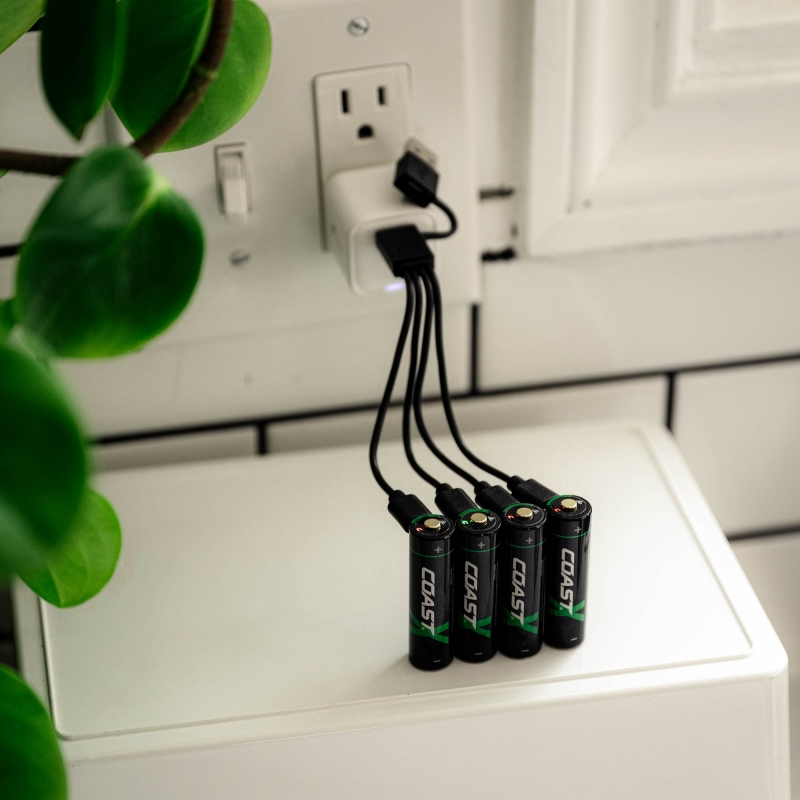 COAST COAST ZITHION-XAA Rechargeable AA Battery 4 Pack