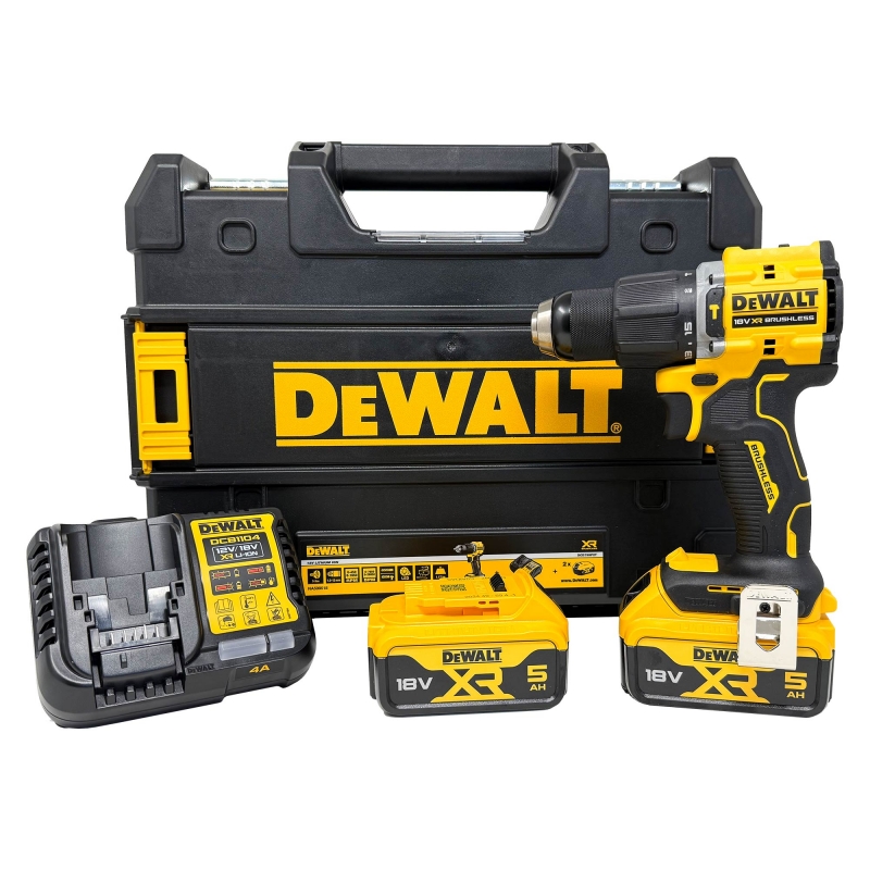 DEWALT DEWALT DCD799P2T 18v Brushless Combi Drill with 2x5ah Batteries