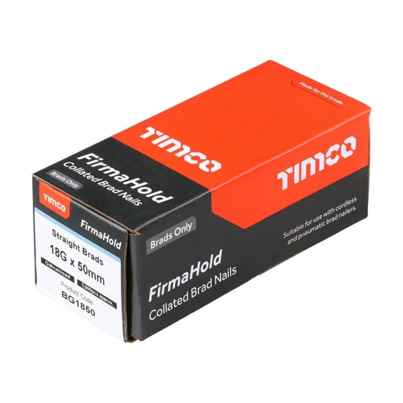 TIMCO TIMCO BG1850 50mm 18G Galv Straight Nails (5000)