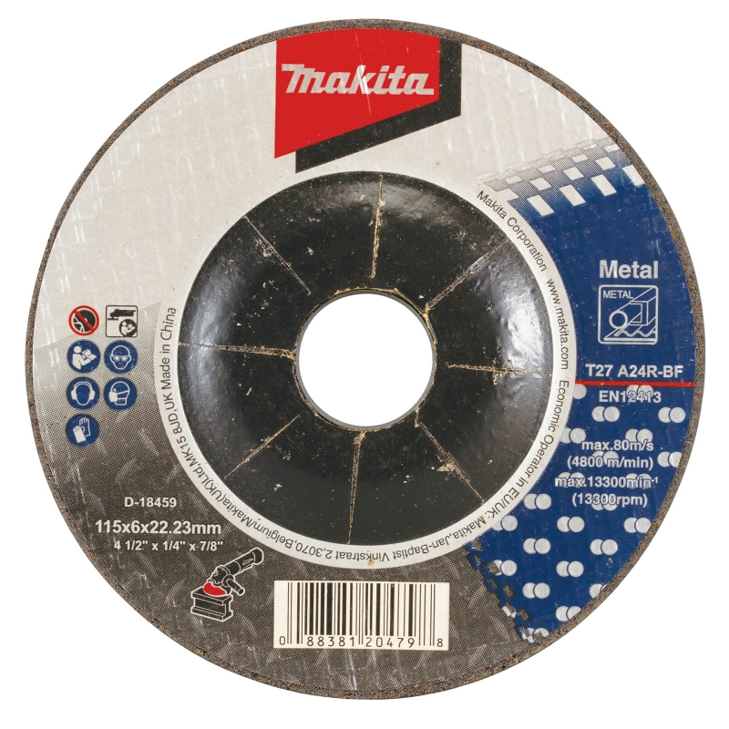 MAKITA MAKITA D-18459 115mm DPC Metal Grinding Disc A24R
