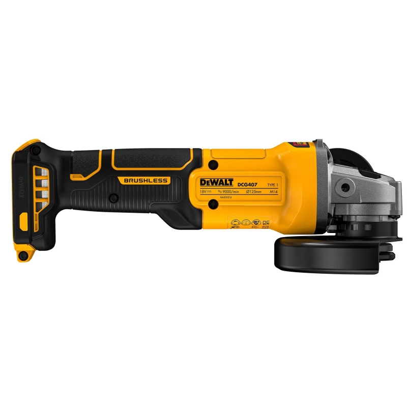 DEWALT DEWALT DCG407N 18v Brushless 125mm Grinder BODY ONLY