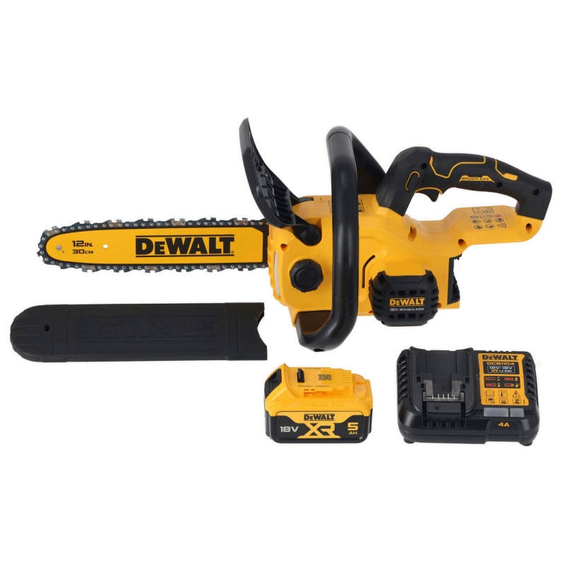 DEWALT DEWALT DCMCS565P1 18v Brushless 30cm Chainsaw with 1x5ah Battery