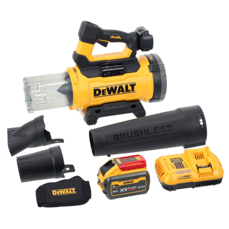 DEWALT DEWALT DCMBL777X1 54v Flexvolt Axial Blower with 1x9ah Battery