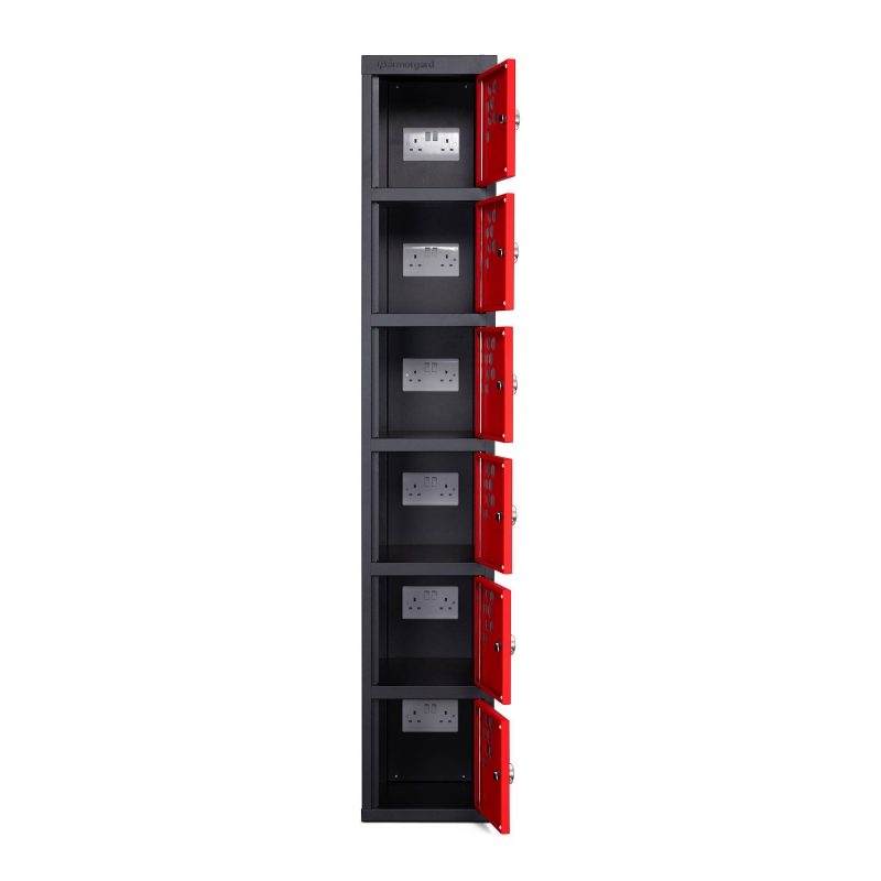 ARMORGARD ARMORGARD PWS6P PowerStation 6 Door Charging Unit