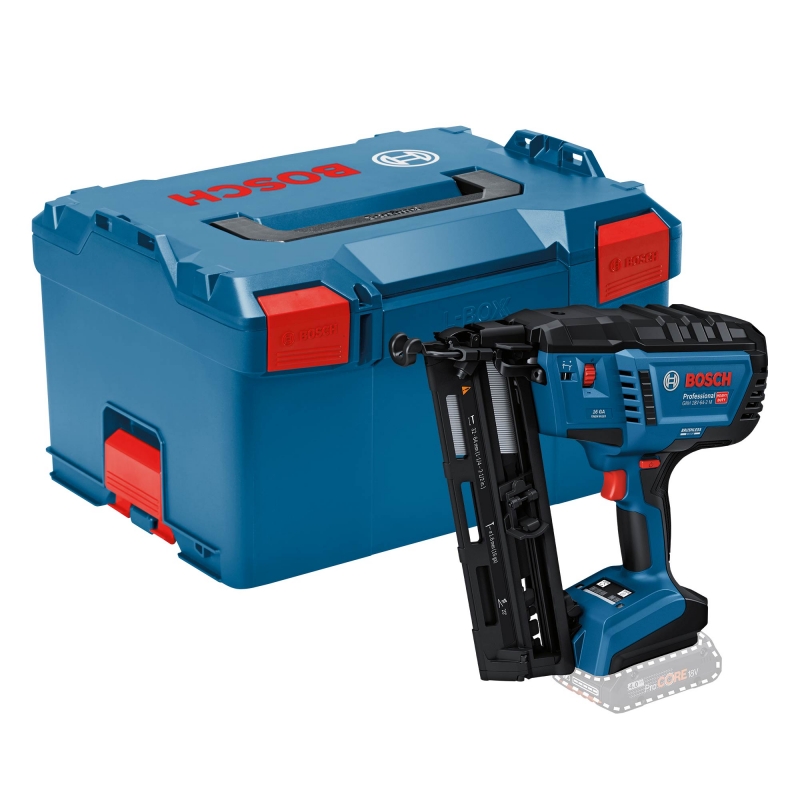 BOSCH BOSCH GNH18V-64-2M 18v Brushless 16G Nailer BODY ONLY with LBoxx Carry Case