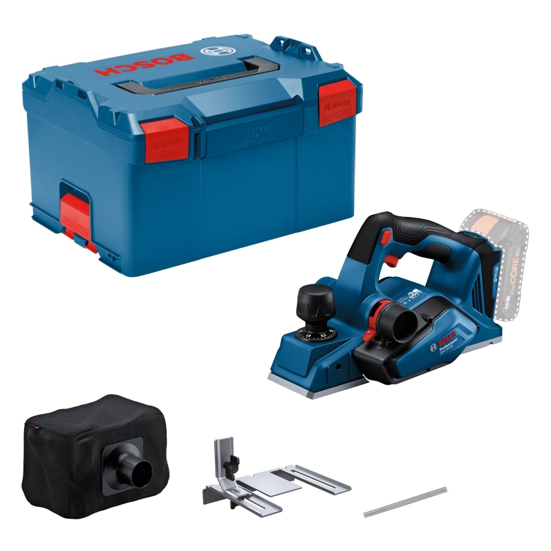 BOSCH BOSCH GHO18V-26 18v Brushless Planer BODY ONLY with LBoxx Carry Case