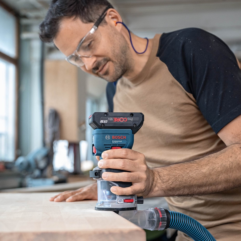 BOSCH BOSCH GKF18V-8 18v Brushless Palm Router BODY ONLY with L-Boxx Carry Case