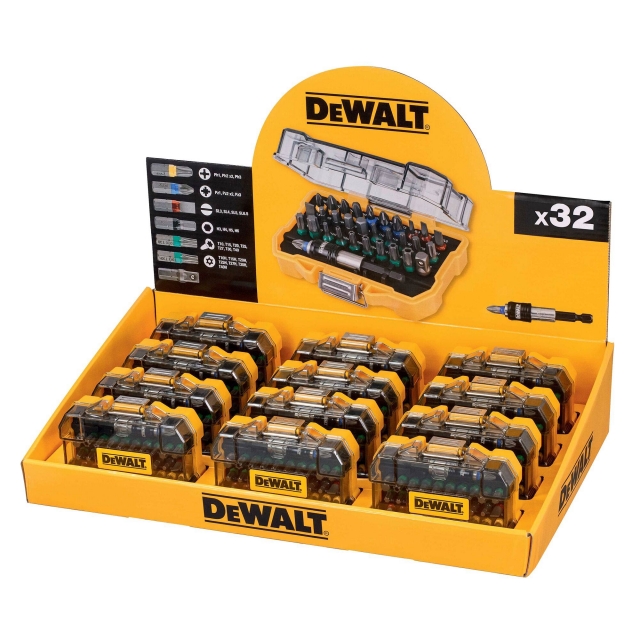 DEWALT DEWALT DT7969MQZ 32 Piece Screwdriver Bit Set (Display of 12)