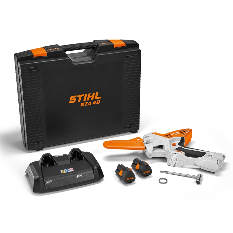 STIHL STIHL GA040116917 GTA40 Cordless Pruner with 2xAS2 Batteries