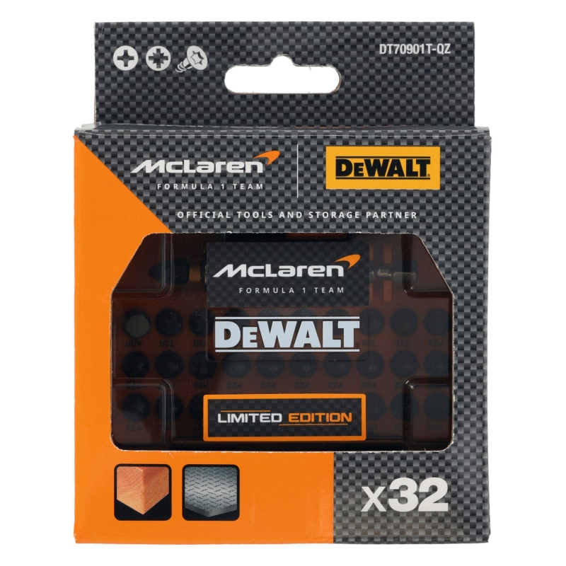 DEWALT DEWALT DT70901T 32pc McLaren Screwdriving Set with Magnetic Bit Holder
