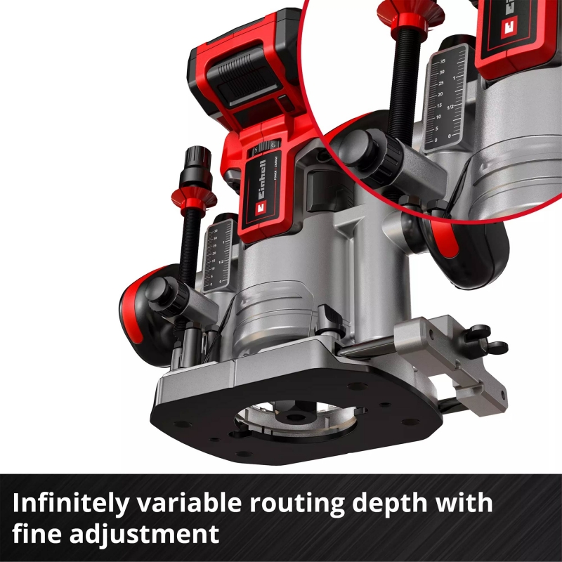 EINHELL EINHELL TP-RO 18 Set Li BL - Solo 18v Cordless Router / Palm Router Set BODY ONLY