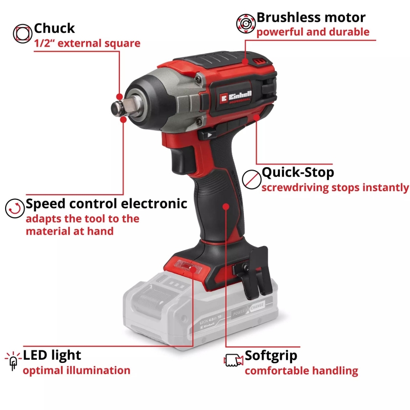 EINHELL EINHELL IMPAXXO 18/230 18v Impact Wrench BODY ONLY