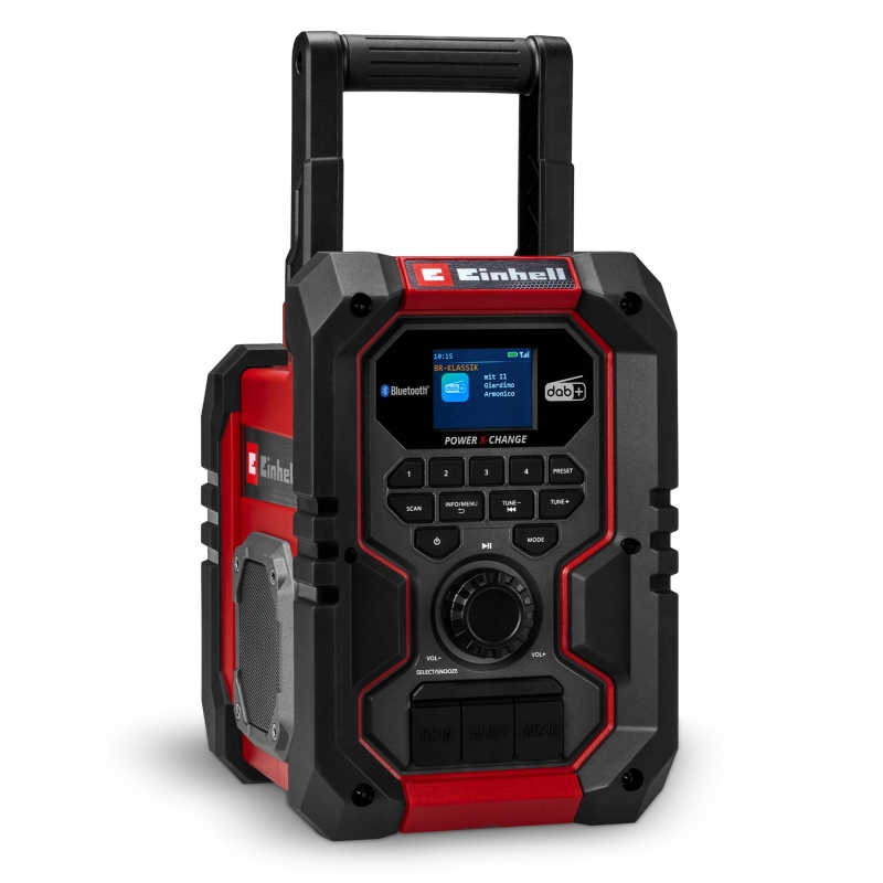 EINHELL EINHELL TE-CR18LiDAB+/FM/BT-Solo 18v Site Radio BODY ONLY