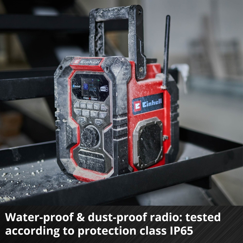 EINHELL EINHELL TE-CR18LiDAB+/FM/BT-Solo 18v Site Radio BODY ONLY