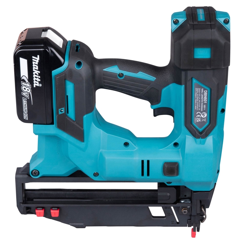 MAKITA MAKITA DBN601RTJ 18v Finishing Nailer with 2x5ah Batteries