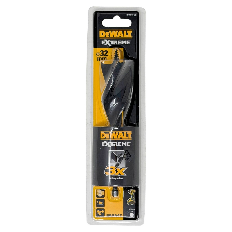DEWALT DEWALT DT90245 32mm x 152mm Tri-Flute Spade Bit