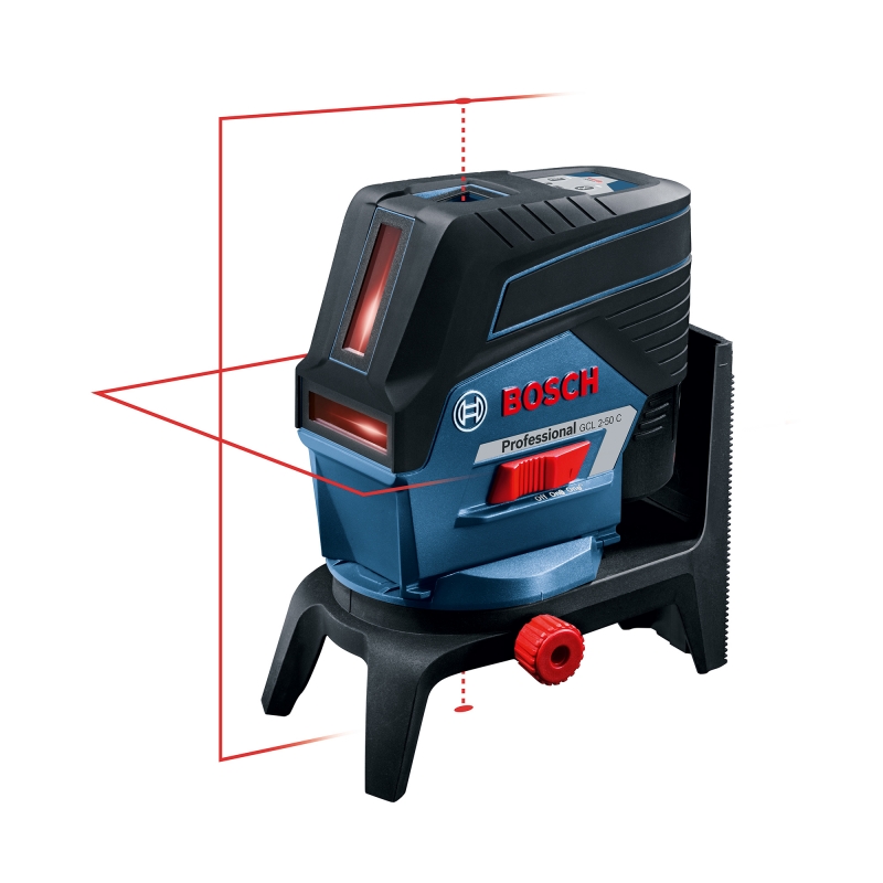 BOSCH BOSCH GCL2-50C 50m Cross Line Laser with RM2 Mount and 4xAA Batteries