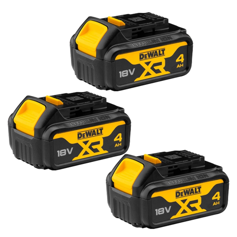 DEWALT DEWALT DCK456M3T 18v 4 Piece Combo Kit with 3x4ah batteries and 2xTStak Cases