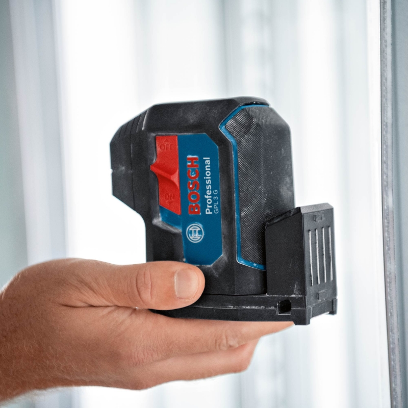 BOSCH BOSCH GPL3G 3 Point Green Self Level Laser with 2xAA Batteries