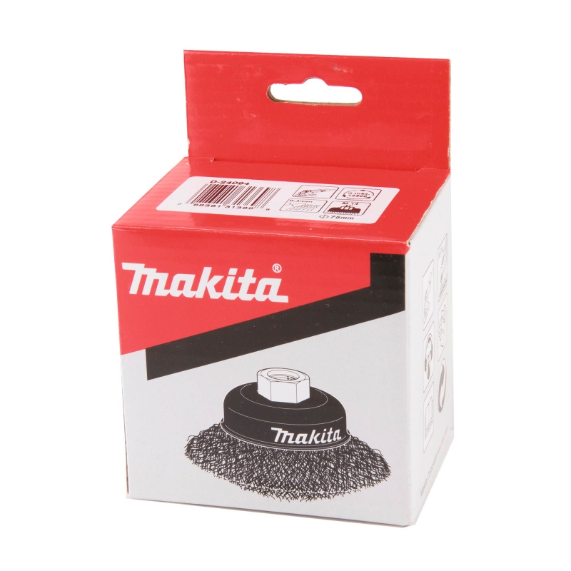 MAKITA MAKITA D-24094 Cup Brush M14x1.5 75mm Wire Brush