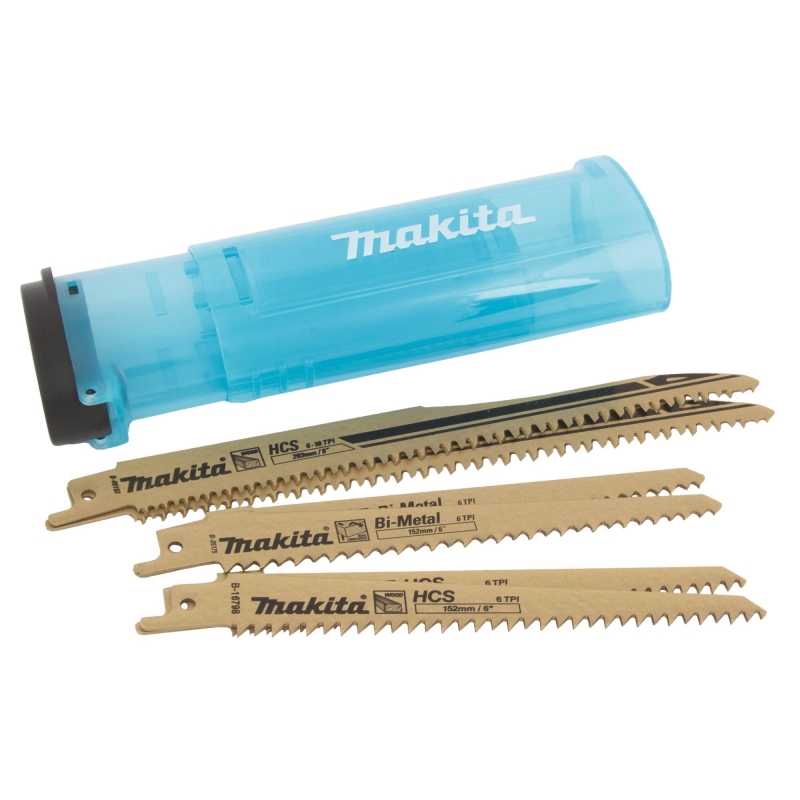 MAKITA MAKITA B-44432 6pc Recip Blade Set complete with Storage Case