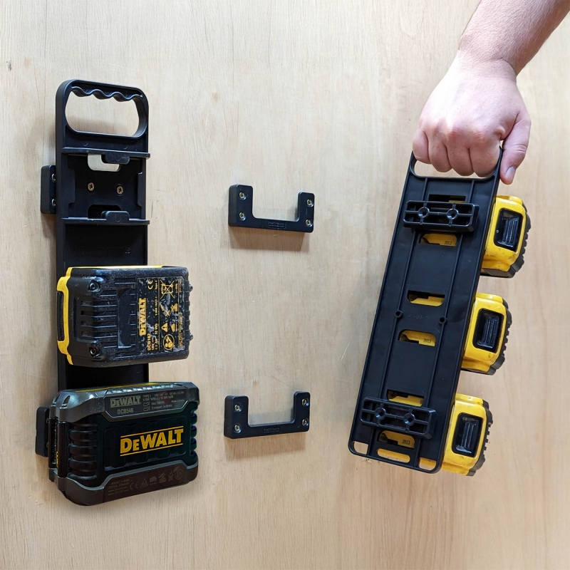 STEALTHMOUNTS STEALTHMOUNTS BD-DW20-H-1 Battery Board Dewalt XR with Handle