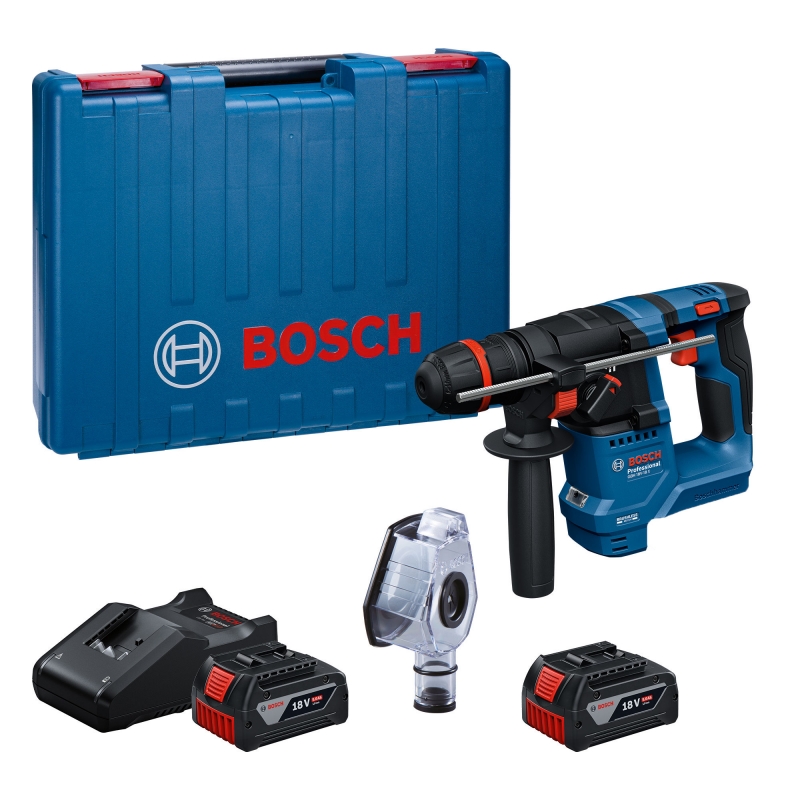 BOSCH BOSCH GBH18V-18X 18v SDS Plus Hammer Drill with 2x5ah Batteries
