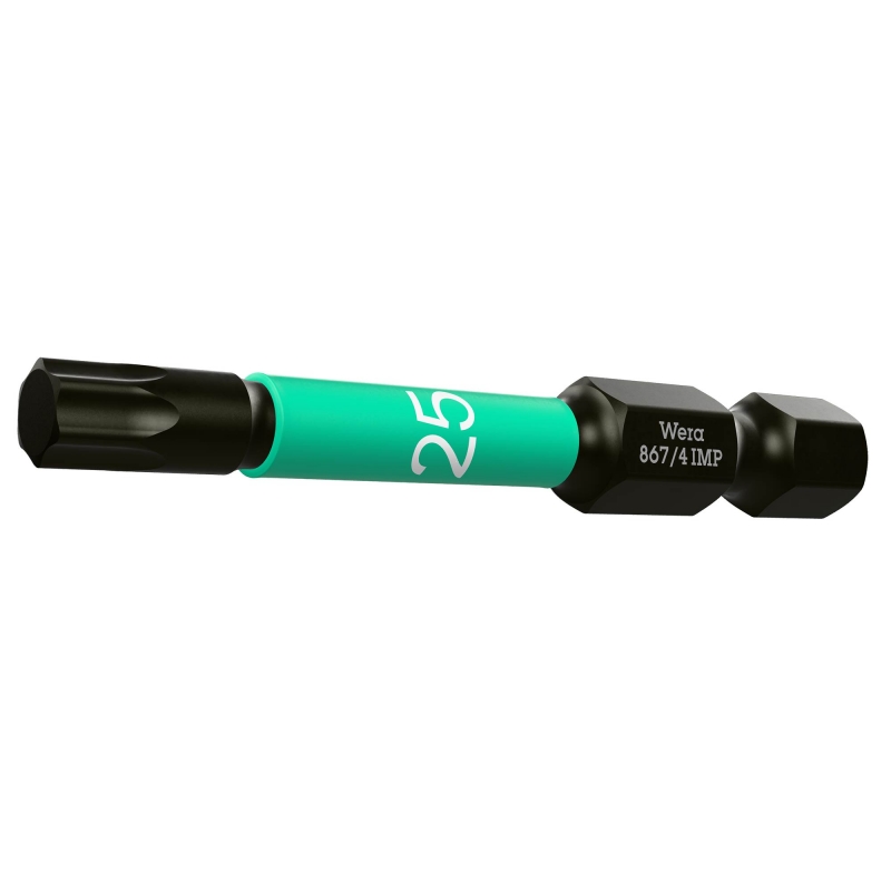WERA WERA 867/4 IMP DC TORX® 25x50mm Impaktor bits (5 Pack)
