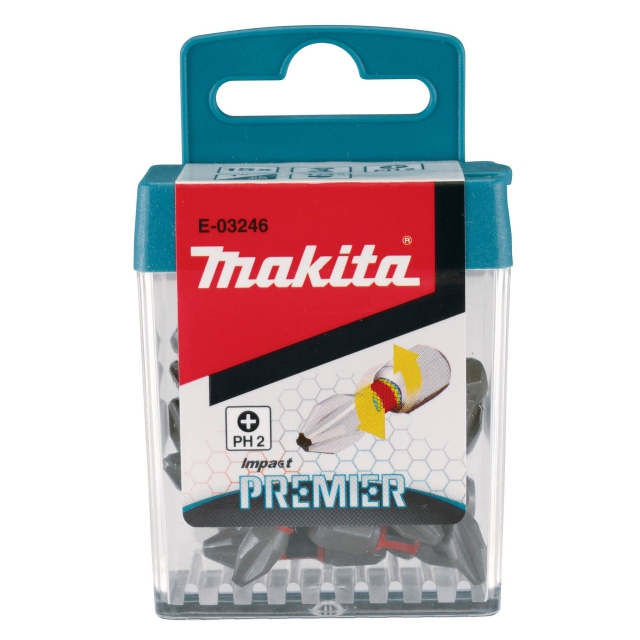 MAKITA MAKITA E-03246 Premier Bit Set PH2-25mm 15 Pack