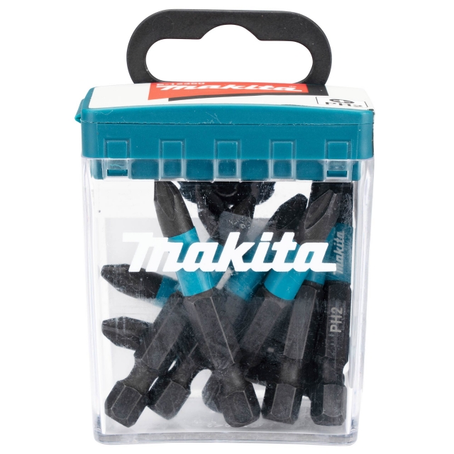 MAKITA MAKITA E-12407 10 Piece Impact Black PH2-50mm Set