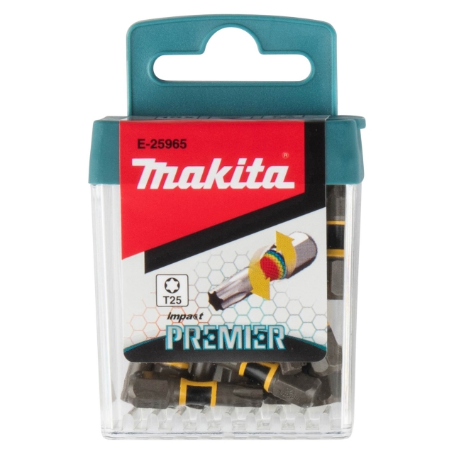 MAKITA MAKITA E-25965 Premier Torsion Bit T25-25mm 15 Pack