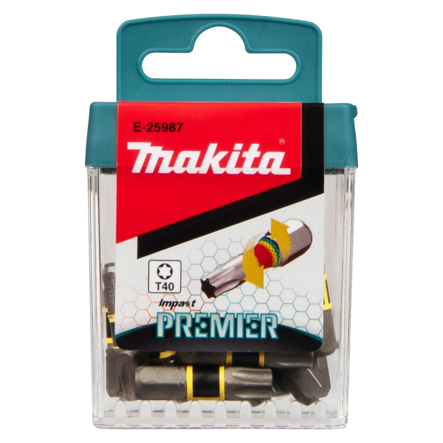 MAKITA MAKITA E-25987 Premier Torsion Bit T40-25mm 15 Pack