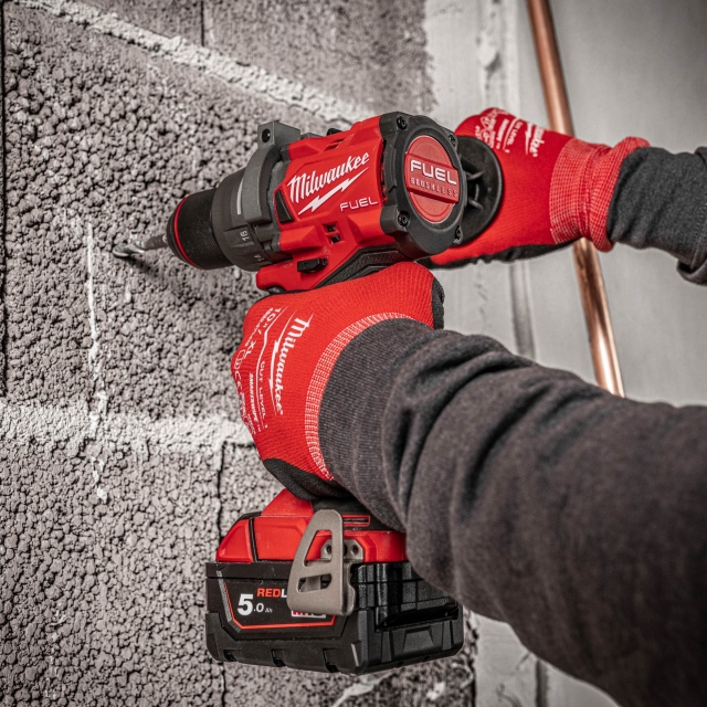 MILWAUKEE MILWAUKEE M18FPD3-502X FUEL 18v Combi Drill with 2x5ah Batteries