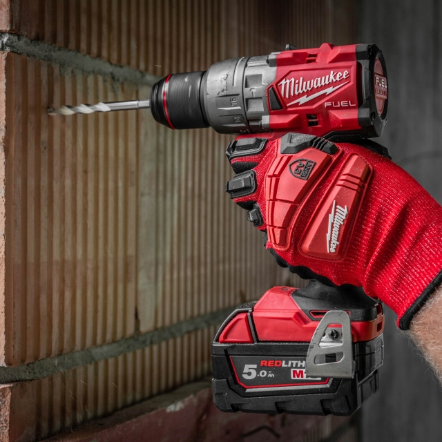 MILWAUKEE MILWAUKEE M18FPD3-502X FUEL 18v Combi Drill with 2x5ah Batteries