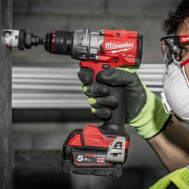 MILWAUKEE MILWAUKEE M18FPD3-502X FUEL 18v Combi Drill with 2x5ah Batteries