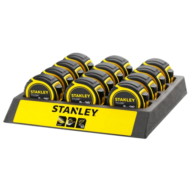 STANLEY STANLEY 1 30 656 8m/26' Tylon Tape ( x12 Bulk Tray )