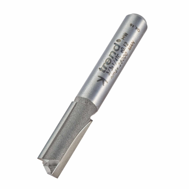 TREND TREND 3/3X1/4TC Two Flute Cutter 7mm x 19mm