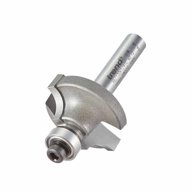 TREND TREND 46/130X1/4TC Bearing Guided Ovolo 6.3mm x 13mm