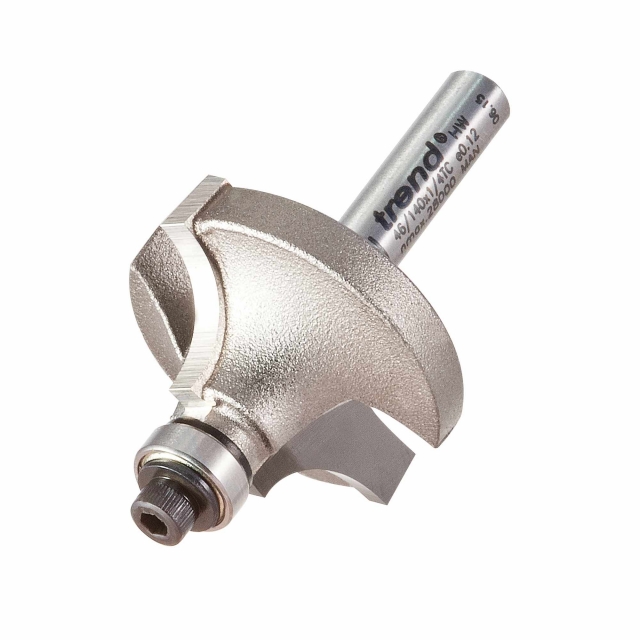 TREND TREND 46/140X1/4TC Bearing Guided Ovolo 9.5mm x 16mm