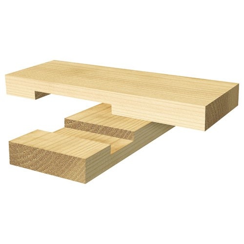 TREND TREND 3/50X1/2TC Two Flute Cutter 9.5mm x 25mm
