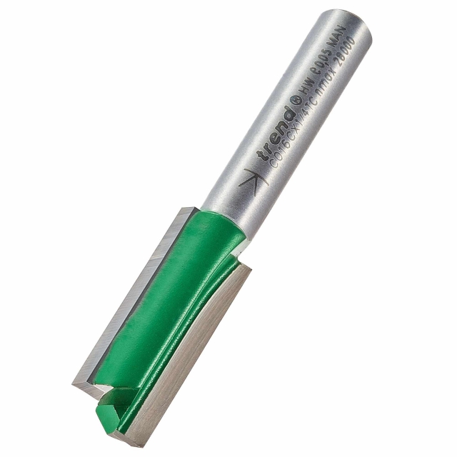 TREND TREND C016CX1/4TC Two Flute Cutter 10mm x 25mm