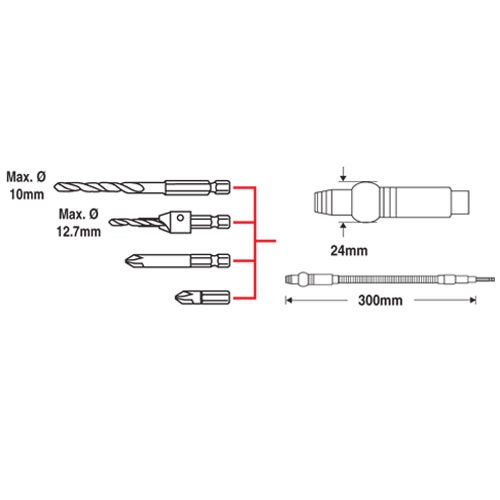 TREND - Snappy TREND Snappy - SNAP/FMD/1 300mm Magnetic Flexi Bit Holder