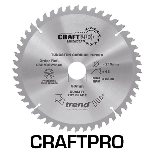 TREND TREND CSB/CC25460T 254mm x 30mm 60T Craft Saw Blade