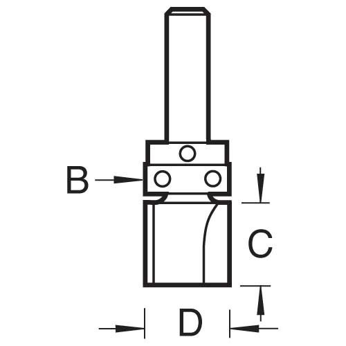 TREND TREND C121BX1/4TC Temp Profiler 12.7mm x 9.5mm