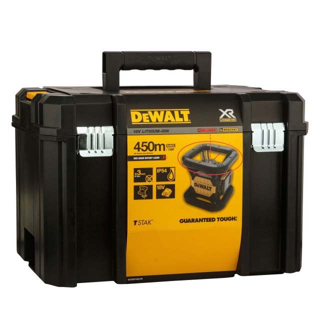 DEWALT DEWALT DCE074D1R 18v Red Laser Kit With Detector 1x2ah