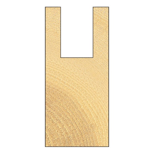 TREND TREND 3/83DCX1/2TC Two Flue Cutter 12.7mm x 50mm