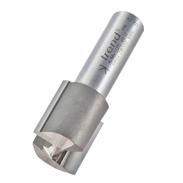 TREND TREND 4/66X1/2TC Two Flute Cutter 22mm x 25mm