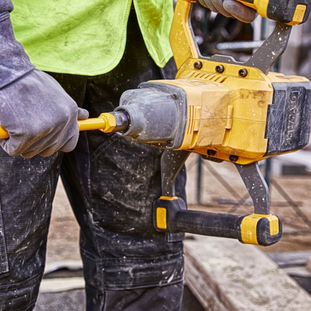 DEWALT DEWALT DCD240X2 54v Flexvolt Brushless Paddle Mixer with 2x9Ah Batteries
